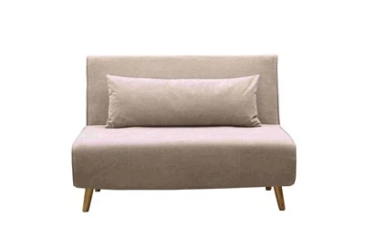 Vikande soffad i beige färg